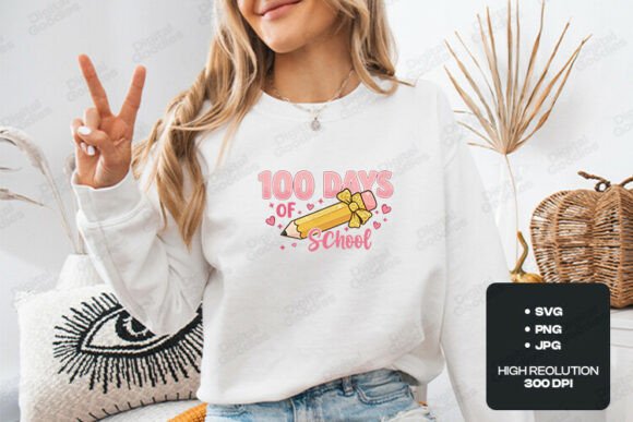 100 Days of School Cute Pencil SVG: The Ultimate Design for Celebrating Milestones
