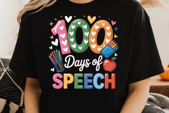 100 Days of Speech PNG, School Shirt: A Strategic Guide for SLPs and Educators
