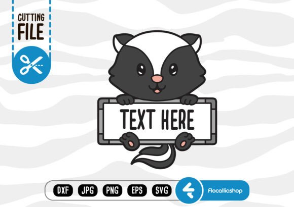 Animal Board Outline SVG and Skunk SVG: Bringing Minimalist Charm to Your Classroom Crafts