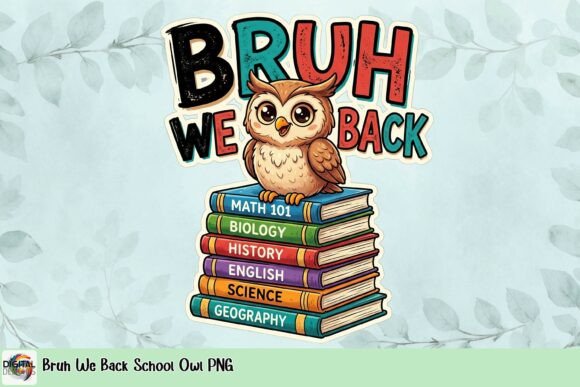 Bruh We Back School Owl PNG: The Ultimate Digital Asset for the New Academic Year