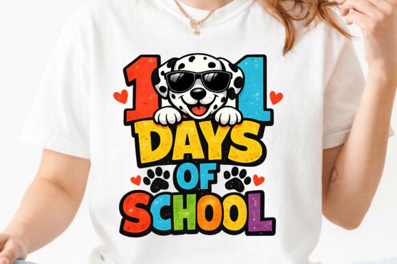Celebrate the 101st Day of School with an Adorable Dalmatian Design
