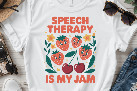 Speech Therapy Is My Jam PNG Design: The Sweetest Way to Wear Your Passion