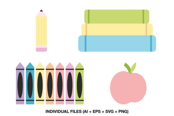 Unlocking Creativity with the Classroom Supplies Clipart Set